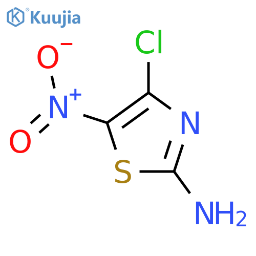 4-Chloro-5-nitro-1,3-thiazol-2-ylamine structure