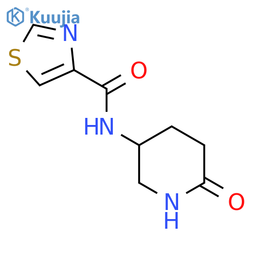 N-(6-oxopiperidin-3-yl)-1,3-thiazole-4-carboxamide structure