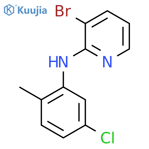 3-Bromo-N-(5-chloro-2-methylphenyl)pyridin-2-amine structure
