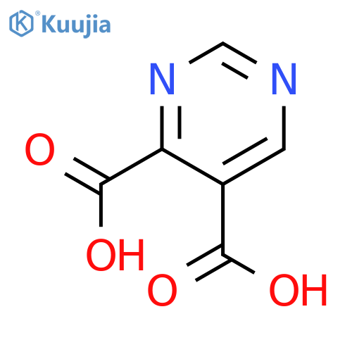 Pyrimidine-2,5-dicarboxylic acid structure