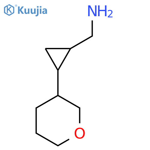 2-(oxan-3-yl)cyclopropylmethanamine structure