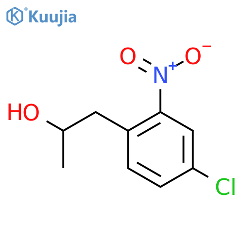 1-(4-chloro-2-nitrophenyl)propan-2-ol structure