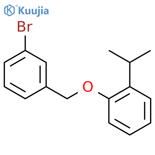 3-Bromobenzyl-(2-iso-propylphenyl)ether structure