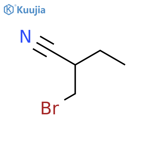2-(bromomethyl)butanenitrile structure