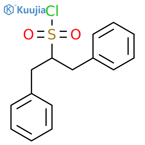 1,3-diphenylpropane-2-sulfonyl chloride structure