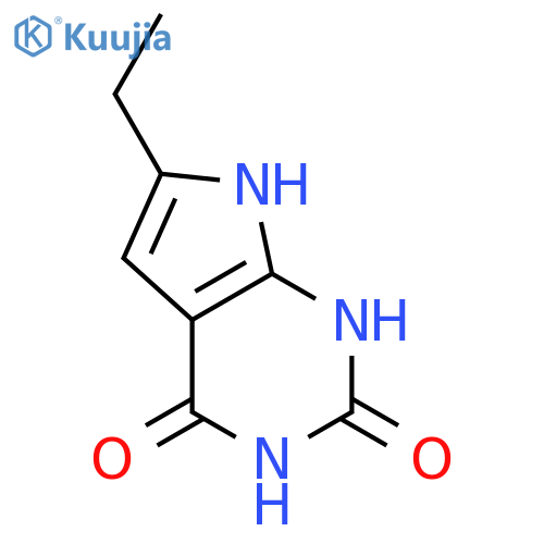 6-ethyl-1H-Pyrrolo[2,3-d]pyrimidine-2,4(3H,7H)-dione structure