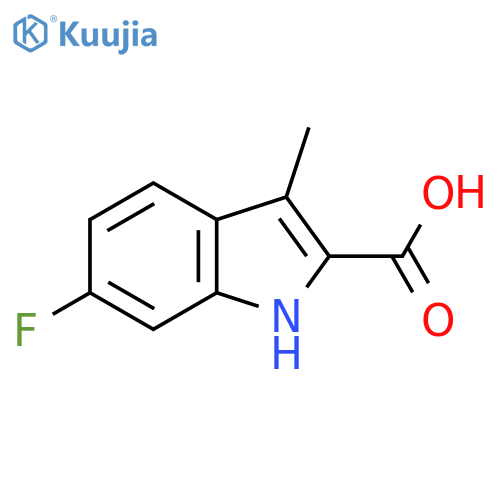 6-fluoro-3-methyl-1H-indole-2-carboxylic acid structure