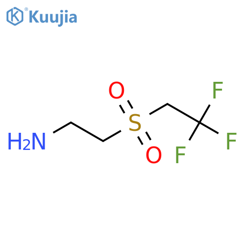 2-(2-Aminoethanesulfonyl)-1,1,1-trifluoroethane structure