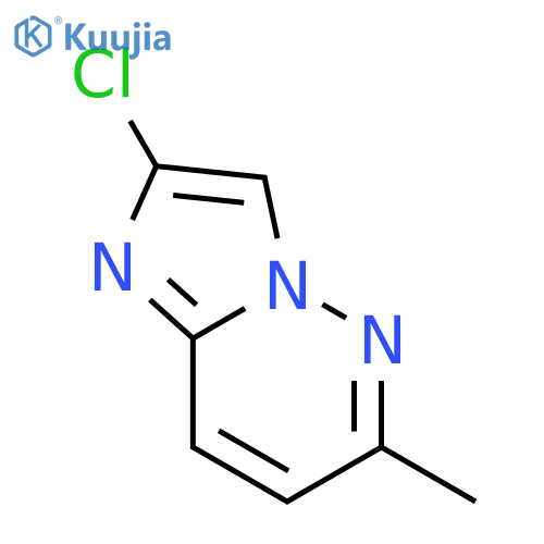 2-Chloro-6-methylimidazo[1,2-b]pyridazine structure