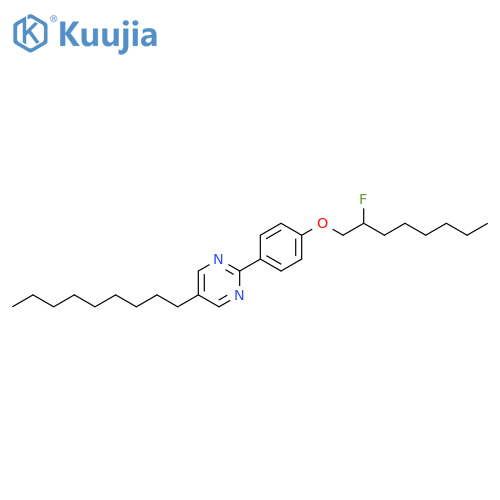 Pyrimidine, 2-[4-[(2-fluorooctyl)oxy]phenyl]-5-nonyl- structure