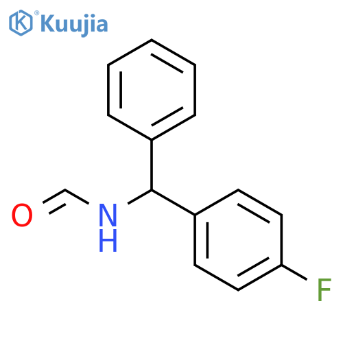 Formamide, N-[(4-fluorophenyl)phenylmethyl]- structure