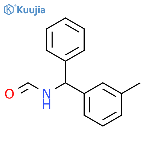 Formamide, N-[(3-methylphenyl)phenylmethyl]- structure
