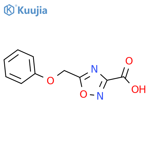 5-(phenoxymethyl)-1,2,4-oxadiazole-3-carboxylic acid structure