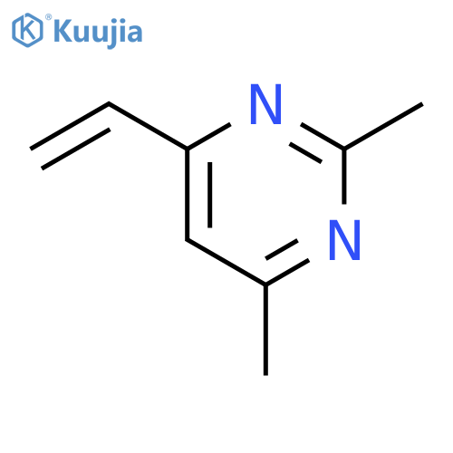 4-ethenyl-2,6-dimethylpyrimidine structure