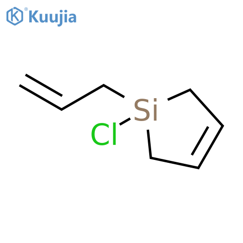 Silacyclopent-3-ene, 1-chloro-1-(2-propenyl)- structure