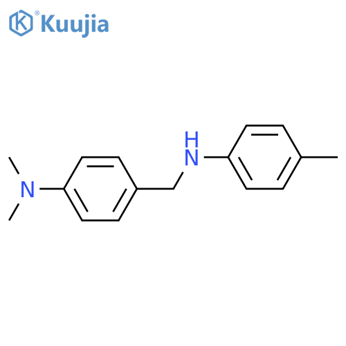 N,N-dimethyl-4-{[(4-methylphenyl)amino]methyl}aniline structure