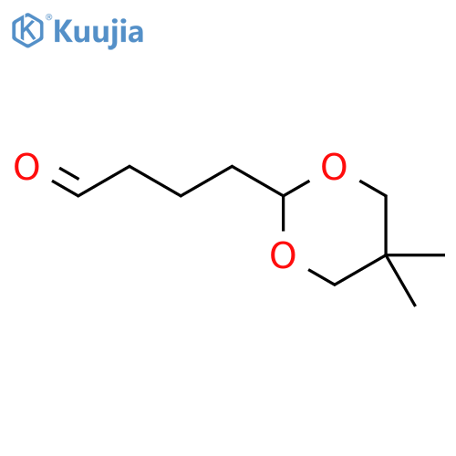 5,5-DIMETHYL-2-(3'-FORMYLPROPYL)-1,3-DIOXANE structure