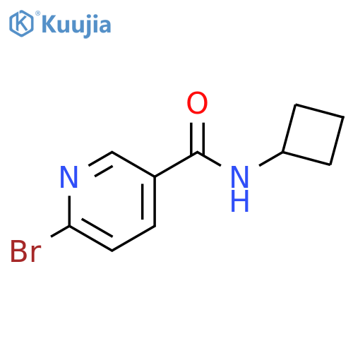 6-Bromo-N-cyclobutylnicotinamide structure