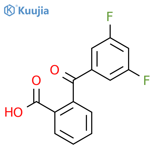 2-(3,5-Difluorobenzoyl)benzoic acid structure