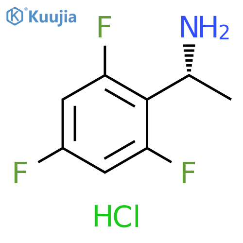 (R)-1-(2,4,6-Trifluorophenyl)ethanamine hydrochloride structure