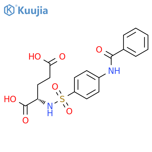 L-Glutamic acid, N-[[4-(benzoylamino)phenyl]sulfonyl]- structure