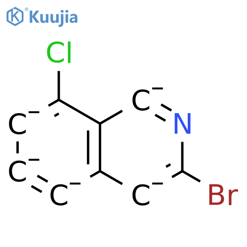 3-Bromo-8-chloroisoquinoline structure