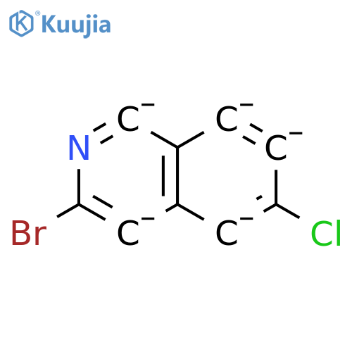 3-bromo-6-chloro-isoquinoline structure