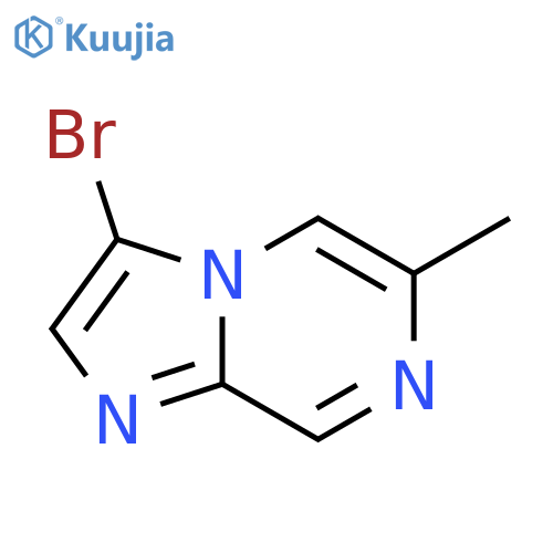 3-Bromo-6-methyl-imidazo1,2-apyrazine structure