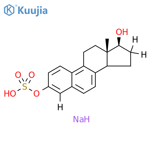 Sodium 17beta-Dihydroequilenin-4,16,16-d3 3-Sulfate (Stabilized with TRIS, 50% w/w) structure