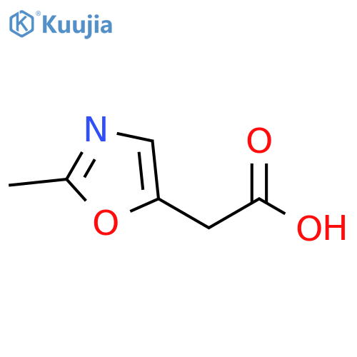 2-(2-methyl-1,3-oxazol-5-yl)acetic acid structure