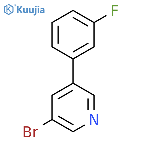 3-Bromo-5-(3-fluorophenyl)pyridine structure