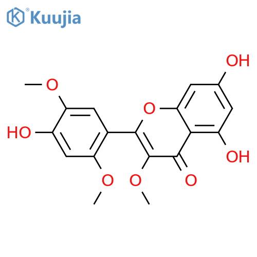2',3,4',5,5',7-Hexahydroxyflavone; 2',3,5'-Tri-Me ether structure
