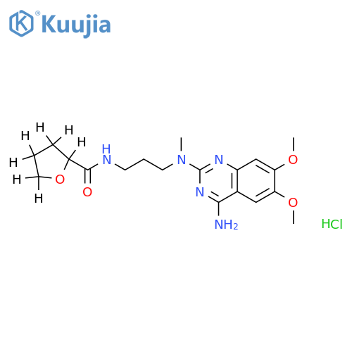 (±)-Alfuzosin-d7 HCl (tetrahydrofuroyl-d7) structure