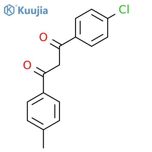 1,3-Propanedione, 1-(4-chlorophenyl)-3-(4-methylphenyl)- structure
