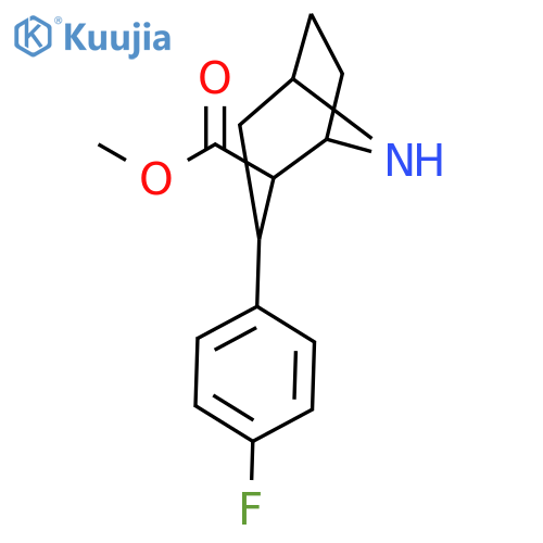 (1R,2S,3S,5S)-Methyl 3-(4-fluorophenyl)-8-azabicyclo[3.2.1]octane-2-carboxylate structure