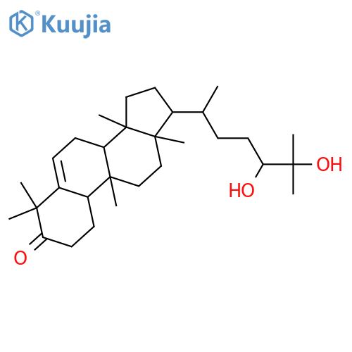19(10→9)-Abeoeuph-5-ene-3,24,25-triol; (3β,8α,24R)-form, 3-Ketone structure