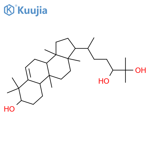 19(10→9)-Abeoeuph-5-ene-3,24,25-triol; (3β,8α,24R)-form structure
