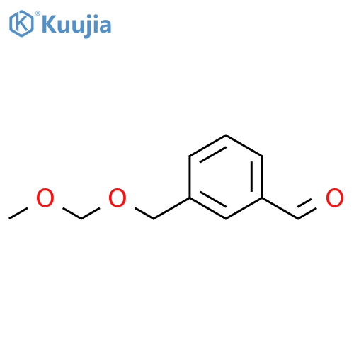 Benzaldehyde, 3-[(methoxymethoxy)methyl]- structure