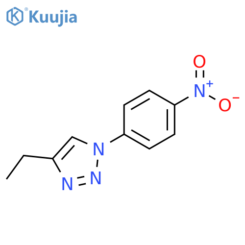 4-ethyl-1-(4-nitrophenyl)-1H-1,2,3-triazole structure