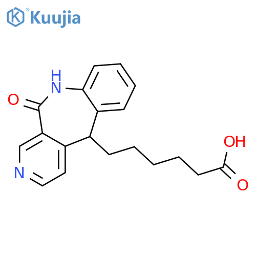 5H-Pyrido[3,4-c][1]benzazepine-5-hexanoicacid, 10,11-dihydro-11-oxo- structure