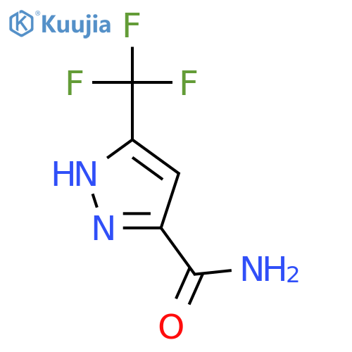 3-(trifluoromethyl)-1H-pyrazole-5-carboxamide structure