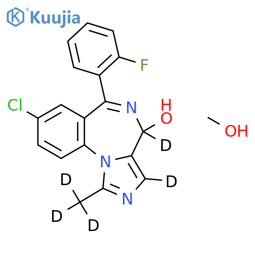 4-Hydroxy Midazolam-d5 Methanoate structure