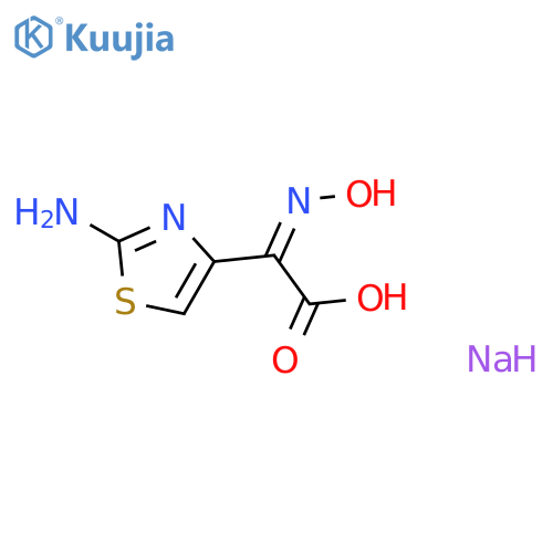 4-Thiazoleacetic acid, 2-aMino-α-(hydroxyiMino)-, MonosodiuM salt, (αZ)- (9CI) structure