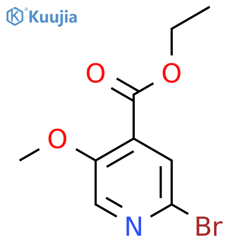 Ethyl 2-bromo-5-methoxyisonicotinate structure