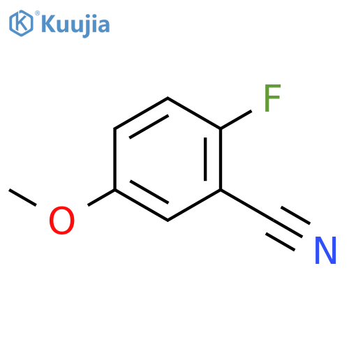 2-Fluoro-5-methoxybenzonitrile structure