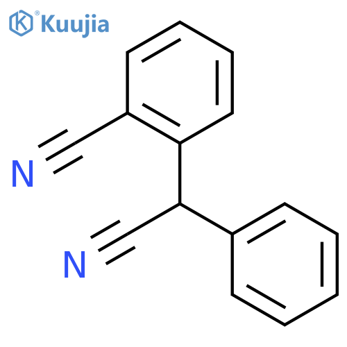 2-Cyano(phenyl)methylbenzenecarbonitrile structure