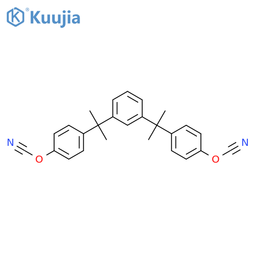 1,3-Bis(2-(4-cyanatophenyl)propan-2-yl)benzene structure