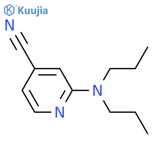 2-(Dipropylamino)isonicotinonitrile structure