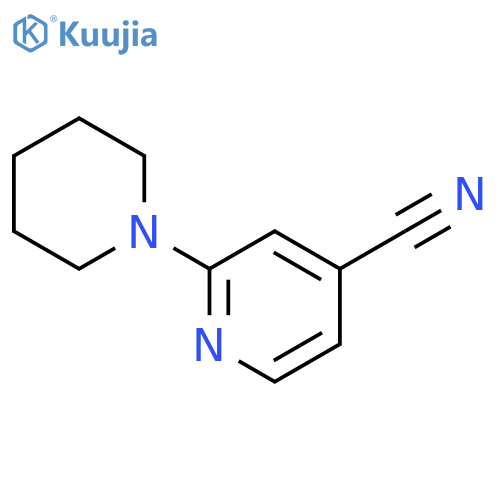 2-(Piperidin-1-yl)isonicotinonitrile structure