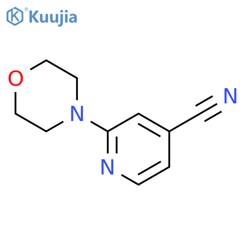 2-(morpholin-4-yl)pyridine-4-carbonitrile structure